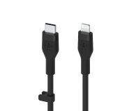 BELKIN USB-C - Lightning Silicone 3m Black CAA009BT3MBK - 733106 - zdjęcie 2